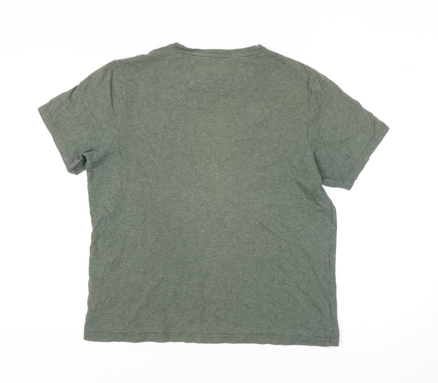 Farah Men's Green Short Sleeve Crew Neck T-Shirt L