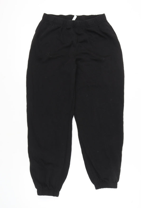 H&M Women's Black Sweatpants Medium Elastic Waist