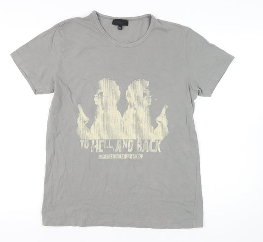 Richmond Denim Grey Graphic Print XL T-Shirt