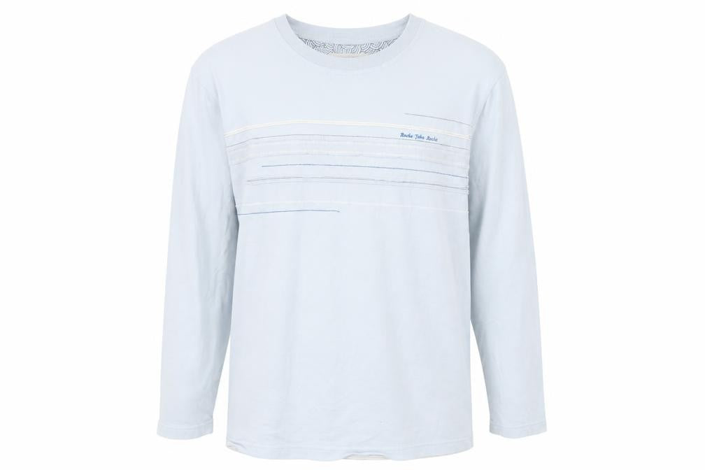 RJR.John Rocha Men's Blue Long Sleeve Shirt M