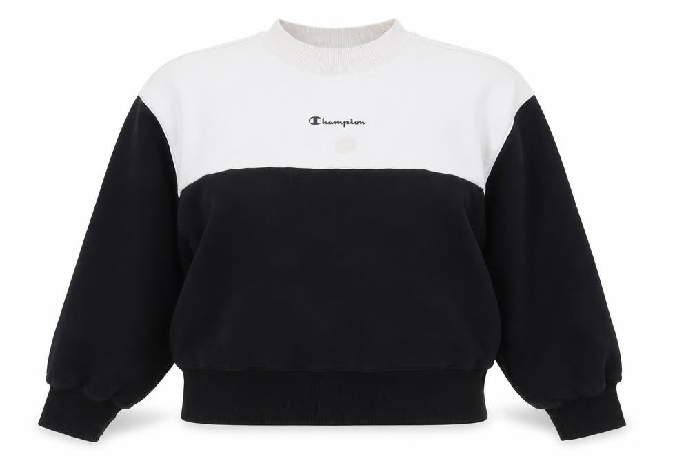 Champion Women's Black/White Pullover Sweatshirt M