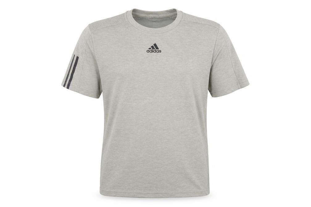 Adidas Men's Grey T-Shirt, Medium, Gym Wear