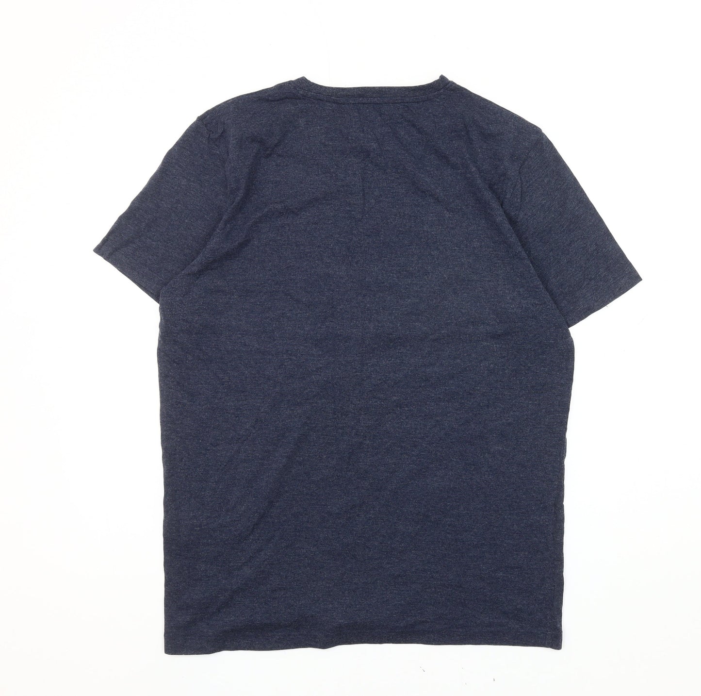 Jack & Jones Men's Blue Graphic Print T-Shirt