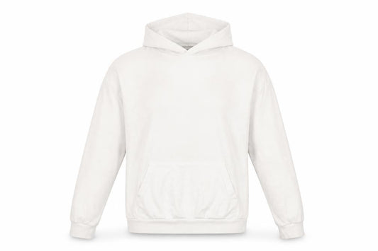 ISAWITFIRST Men's White Pullover Hoodie, Size S