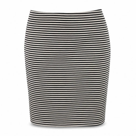 BHS Women’s Black Striped Pencil Skirt Size 12