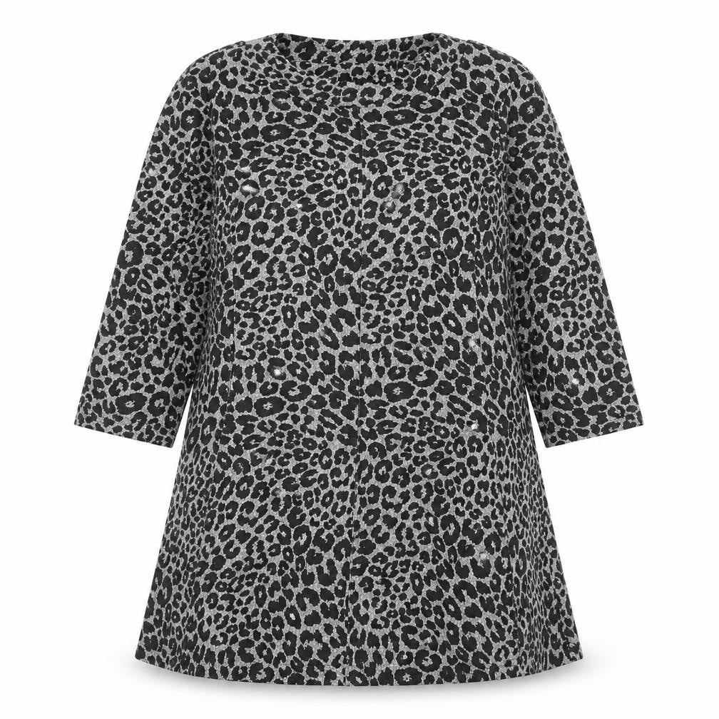 Marks & Spencer Women's Grey Animal Print Dress Size 16