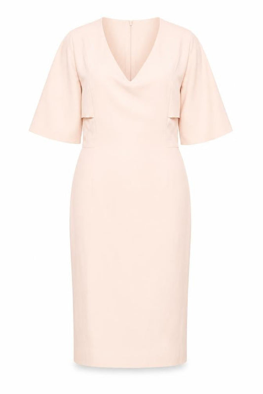 Oasis Women's Pink Dress Size 12 with Zip Closure