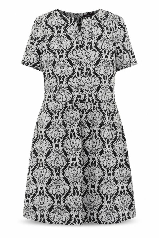 Therapy Women's Black White Dress Size 12 Geometric
