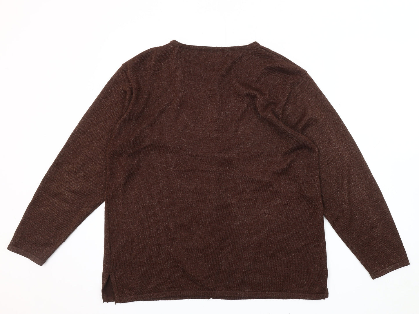 Casamia Exclusive Women's Brown M Cardigan, Embroidered