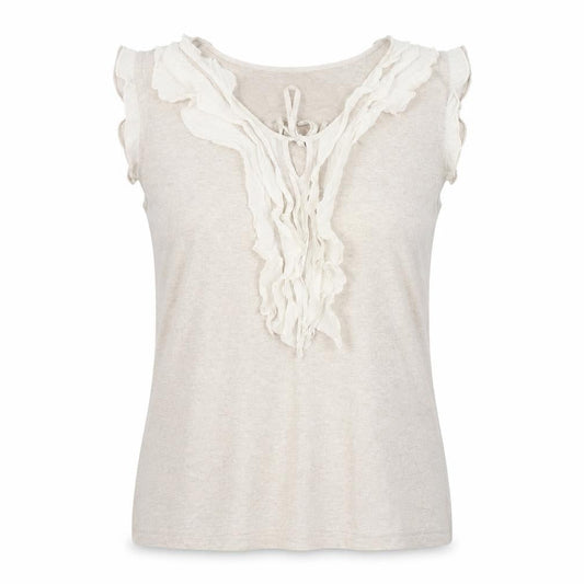 Marks & Spencer Beige Sleeveless Women's Blouse Size 16