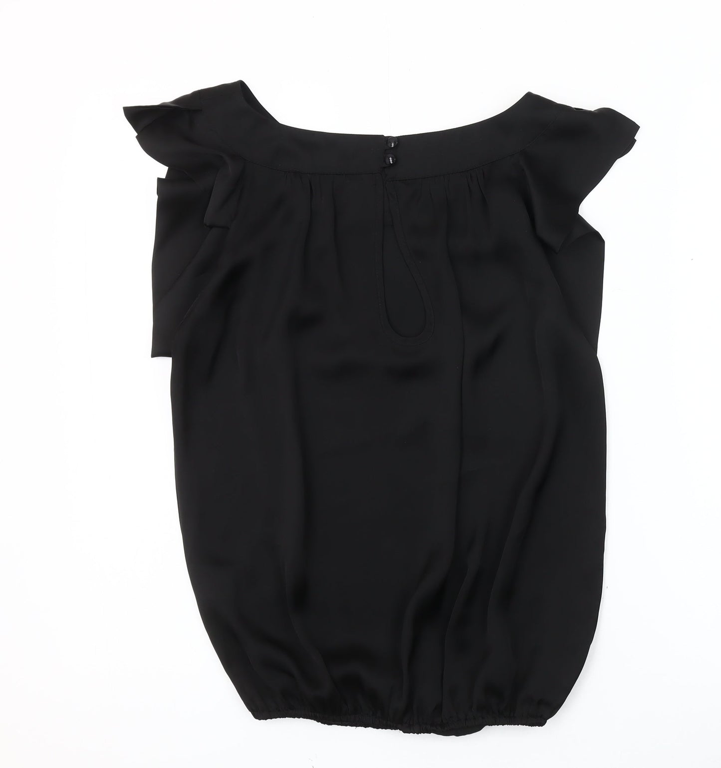 River Island Women's Black Sleeveless Blouse Size 8