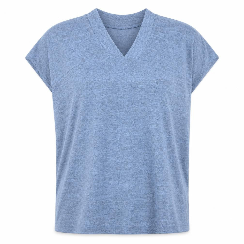 JCL Women's Blue Sleeveless Pullover Jumper