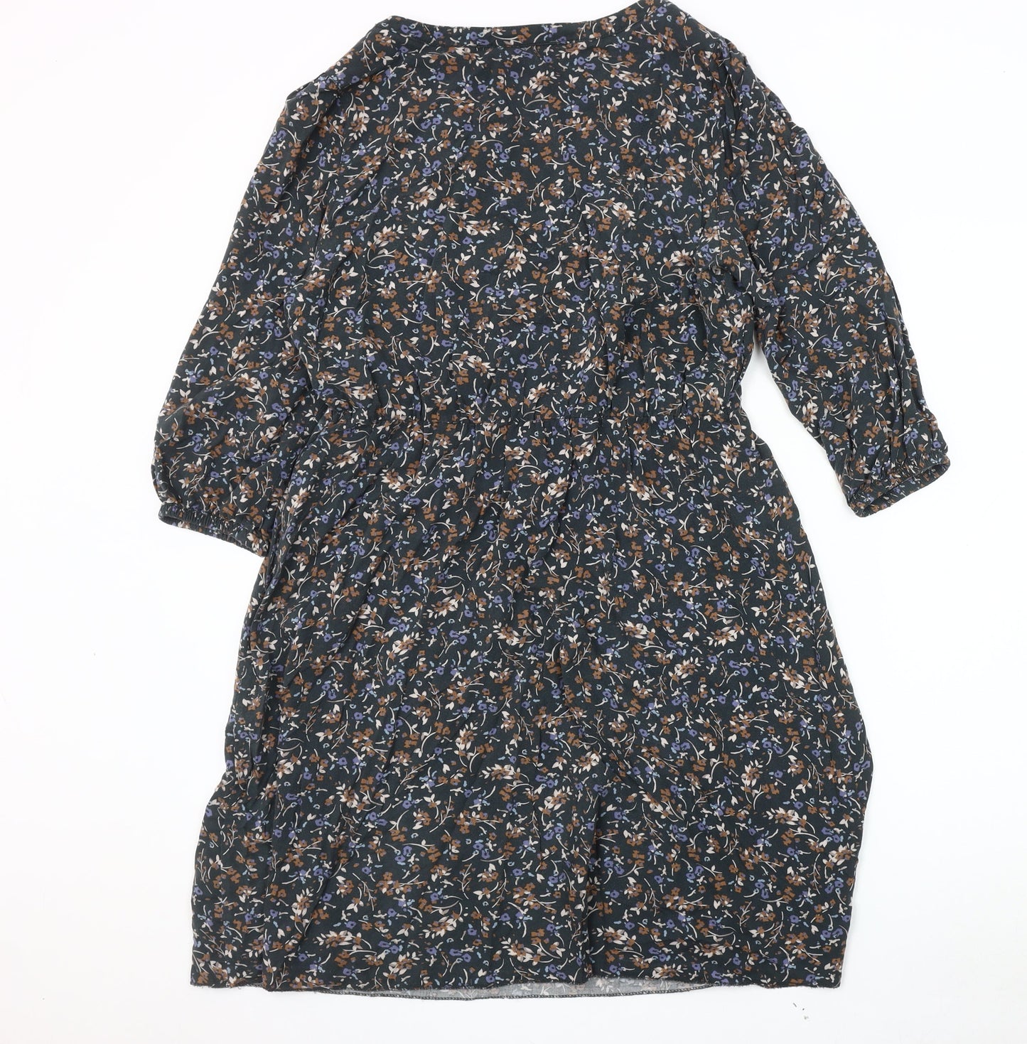 Marks and Spencer Women's Multicoloured 3/4 Sleeve Dress