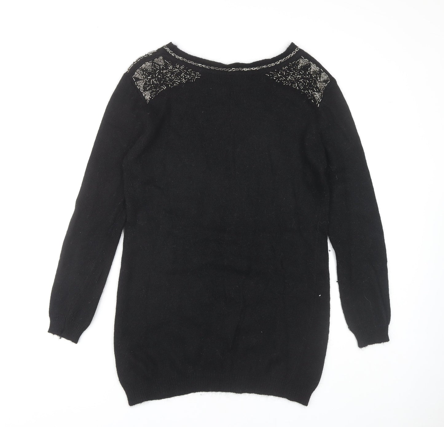 Marks and Spencer Women's Black Pullover Jumper Size 14