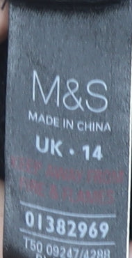 Marks and Spencer Women's Black Pullover Jumper Size 14