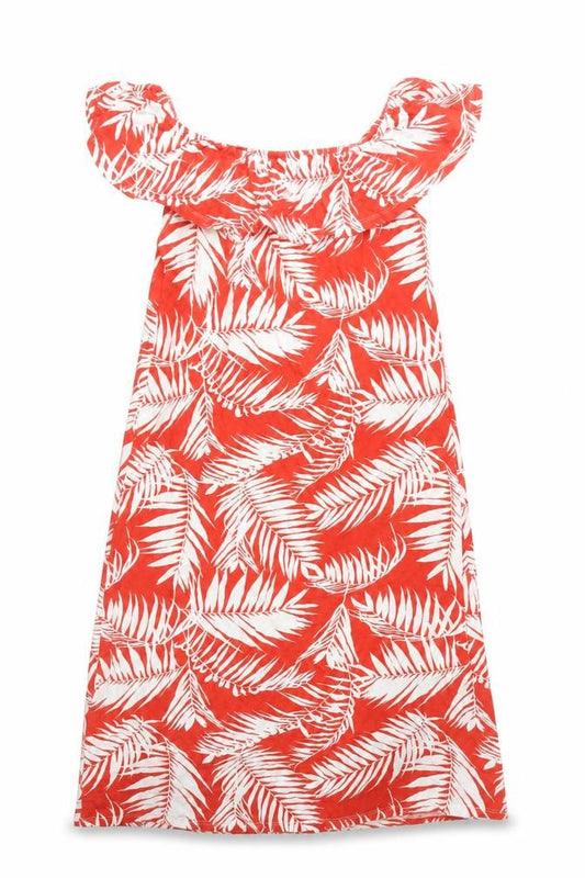 Bonmarché Women's Red Off Shoulder Dress, Size 18