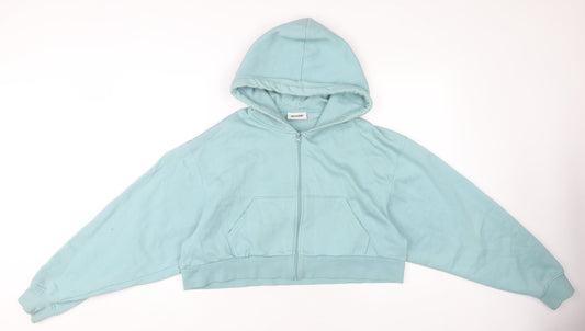 Weekday Women's Blue Full Zip Hoodie XS