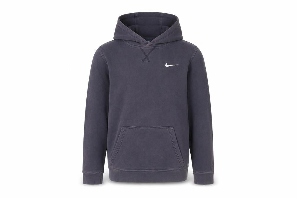 Nike Blue Boys Hoodie, 13-15 Years, Pullover, Logo Accent