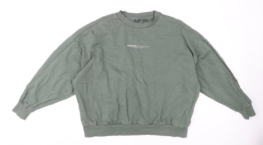 ASOS Women's Green Pullover Sweatshirt Size 10