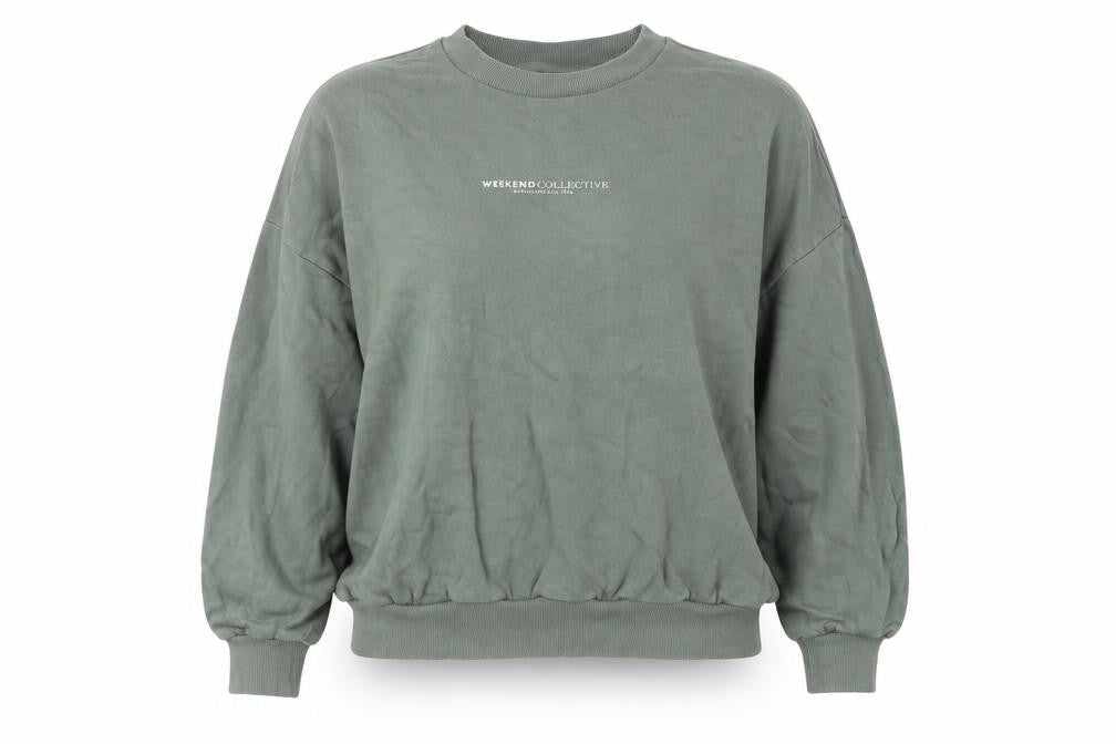ASOS Women's Green Pullover Sweatshirt Size 10