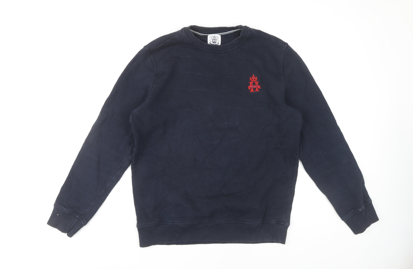 Hurlingham Polo Men's Blue M Pullover Sweatshirt Logo
