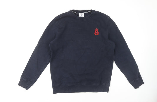 Hurlingham Polo Men's Blue M Pullover Sweatshirt Logo
