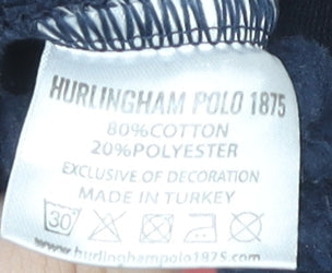 Hurlingham Polo Men's Blue M Pullover Sweatshirt Logo