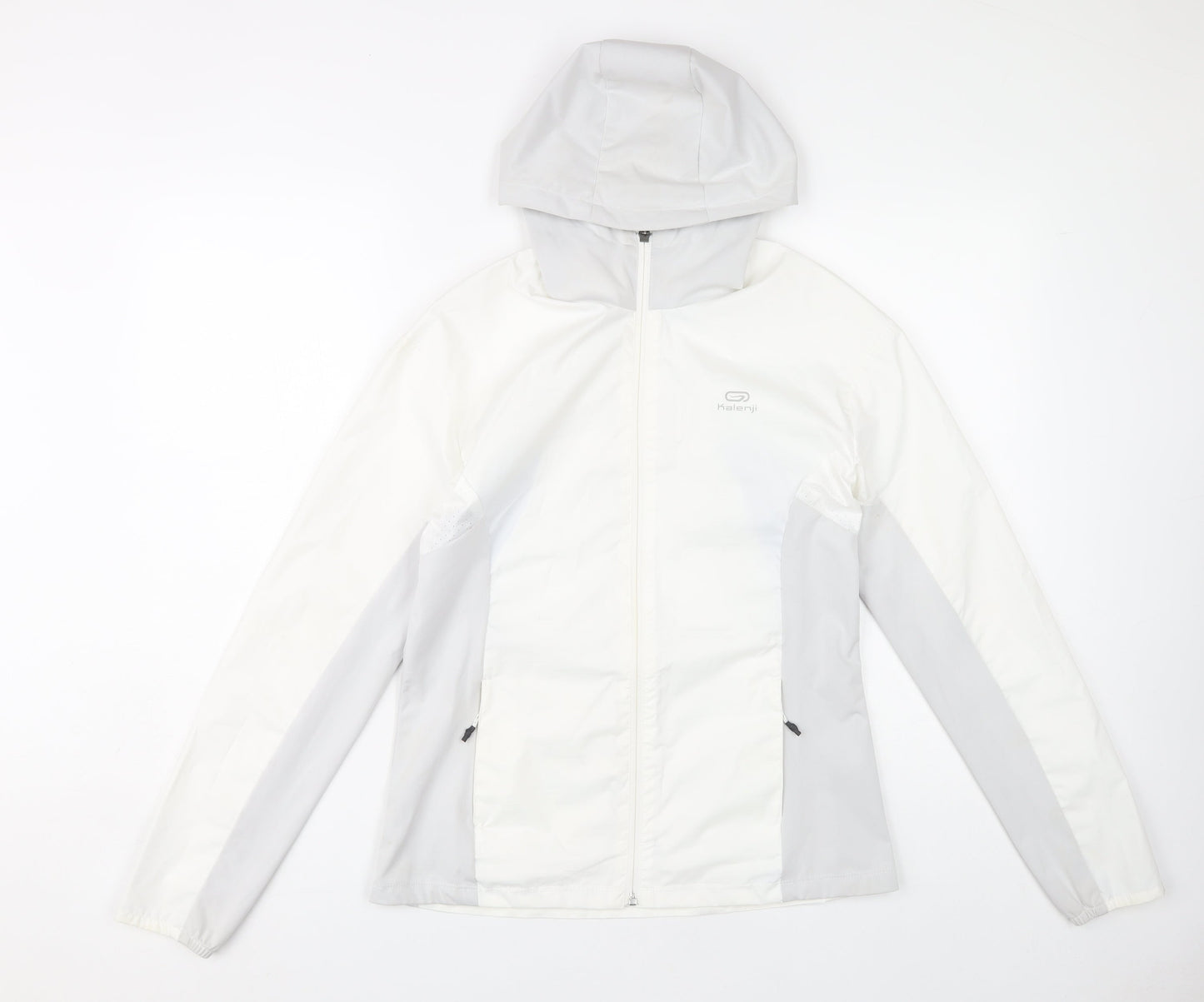 Decathlon Women's White Windbreaker Jacket XS