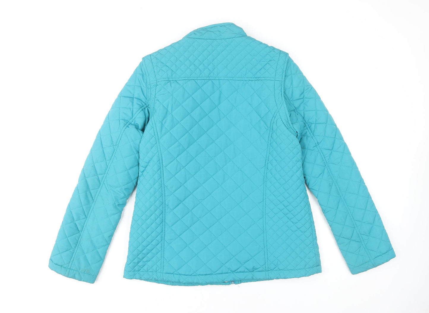 Dash Women's Blue Quilted Jacket Size 10