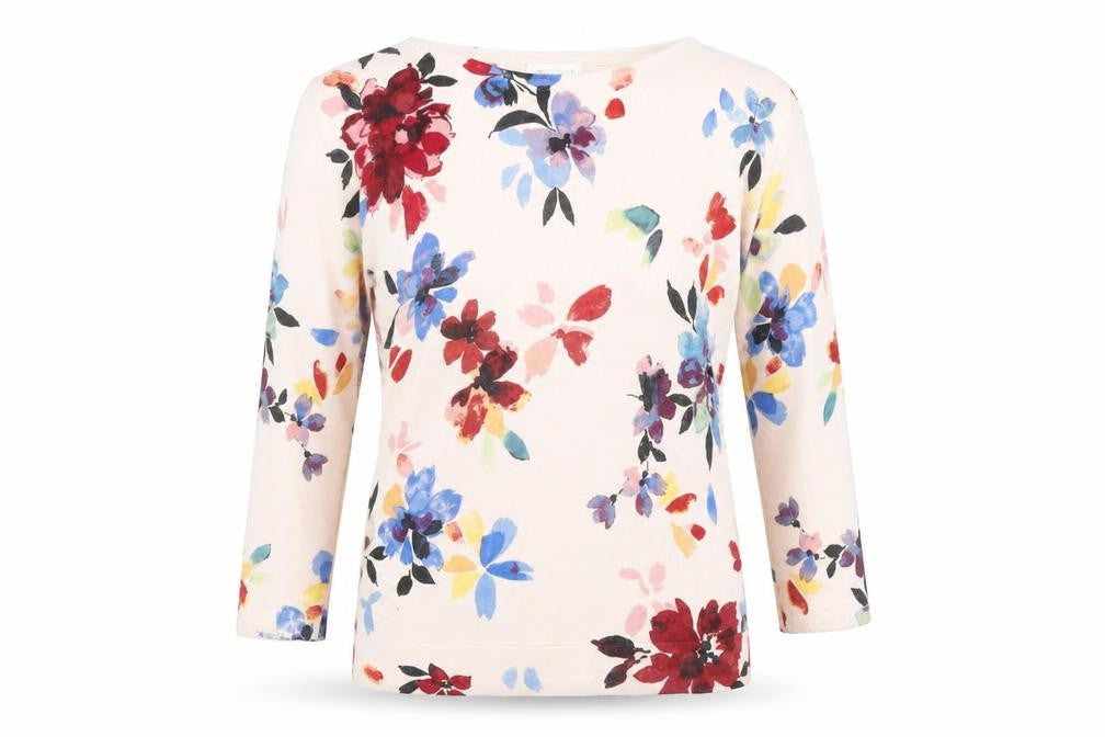 Monsoon Women's Multicoloured Floral Jumper Size 8