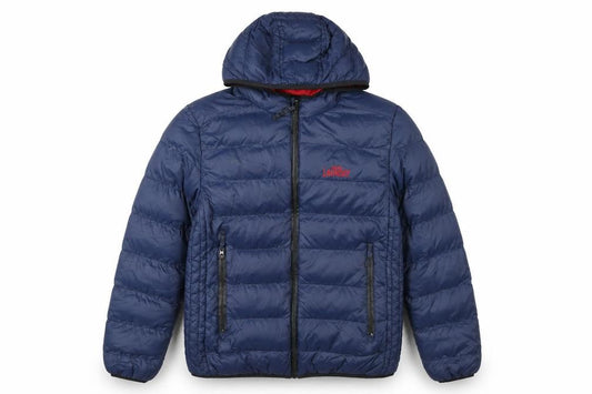 Tokyo Laundry Men's Blue Puffer Jacket, Small