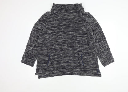 Dash Women's Blue Cape Roll Neck Jumper Size 22