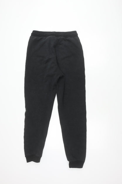 Preloved Firetrap Unisex Black Jogger Trousers, Relaxed, Size Regular - Back