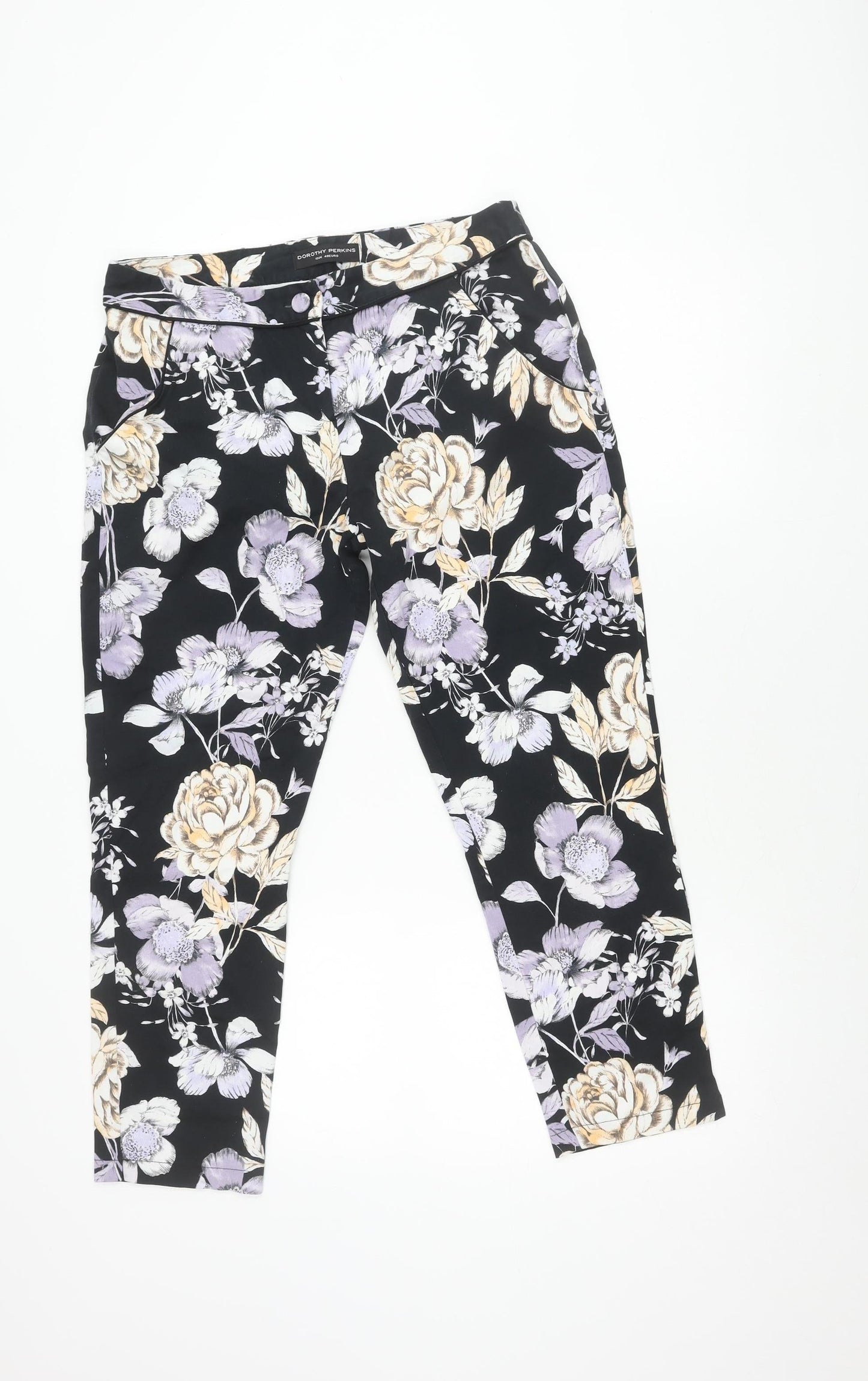Dorothy Perkins Women’s Floral Trousers, Size 12