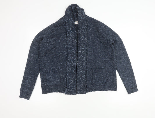 Marks and Spencer Women's Blue Open Front Cardigan Size 10
