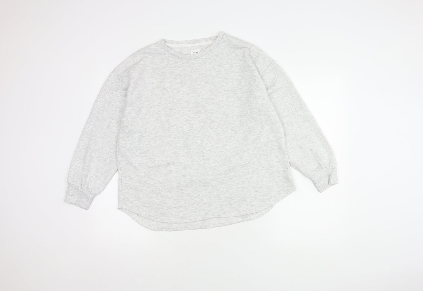 John Lewis Women's Grey Crew Neck Jumper, M