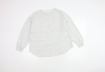 John Lewis Women's Grey Crew Neck Jumper, M