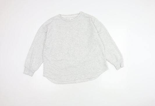 John Lewis Women's Grey Crew Neck Jumper, M