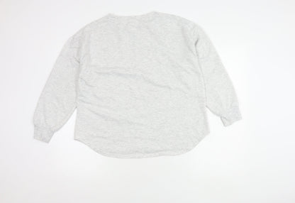 John Lewis Women's Grey Crew Neck Jumper, M