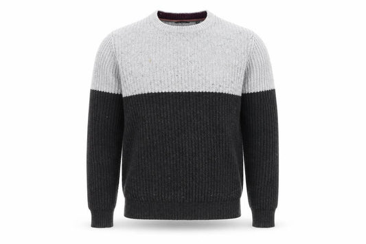 Ted Baker Men's Grey & Black Pullover - Size L