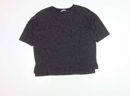 Zara Women Grey Knit Top Size 12