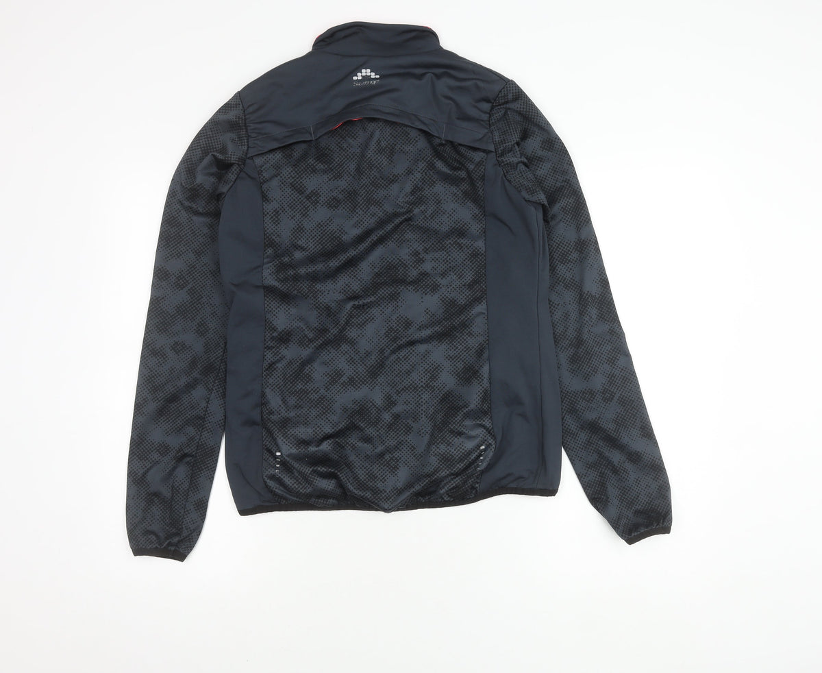 Slazenger Women's Black Track Jacket Size 12 Athletic Fit