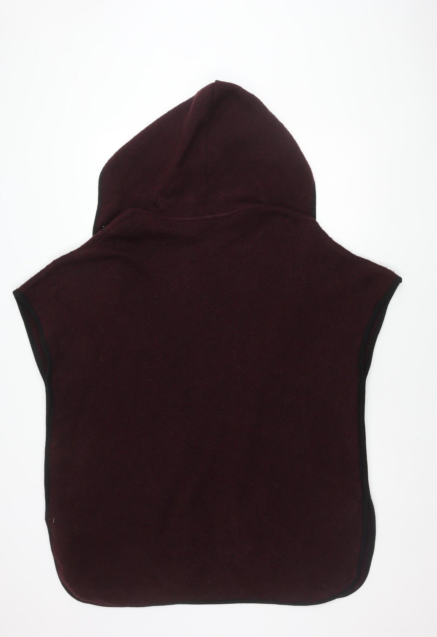 Marks and Spencer Women's Purple Open Front Cape Hooded Jumper M