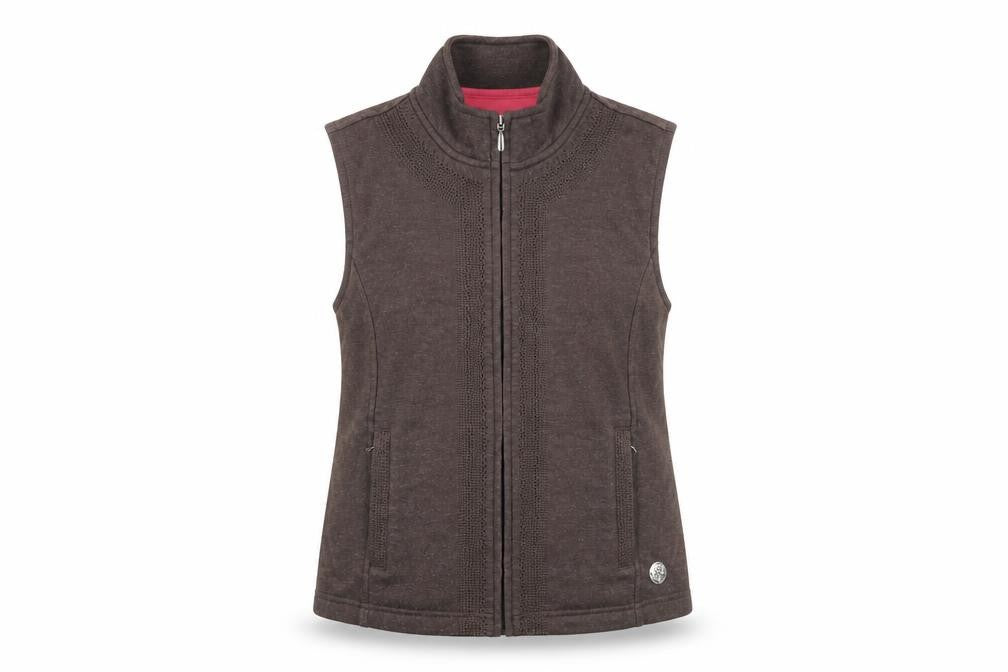 Dash Women's Brown Zip Waistcoat Size 10
