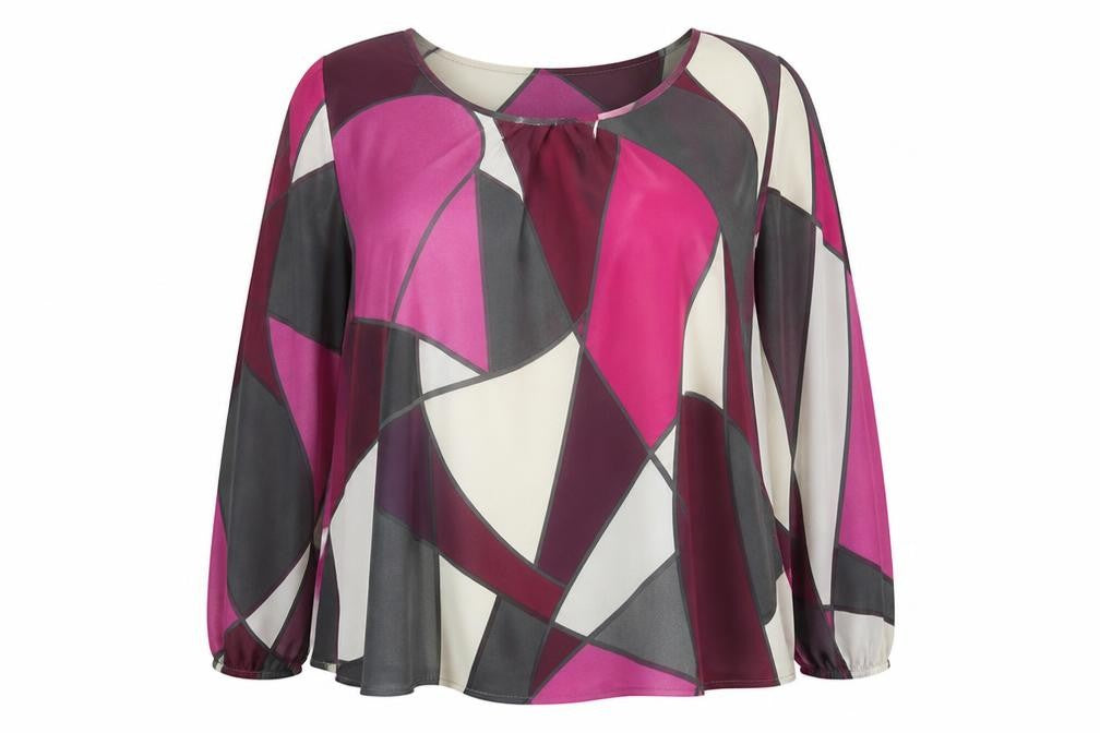 Principles Women's Multicoloured Geometric Blouse 18