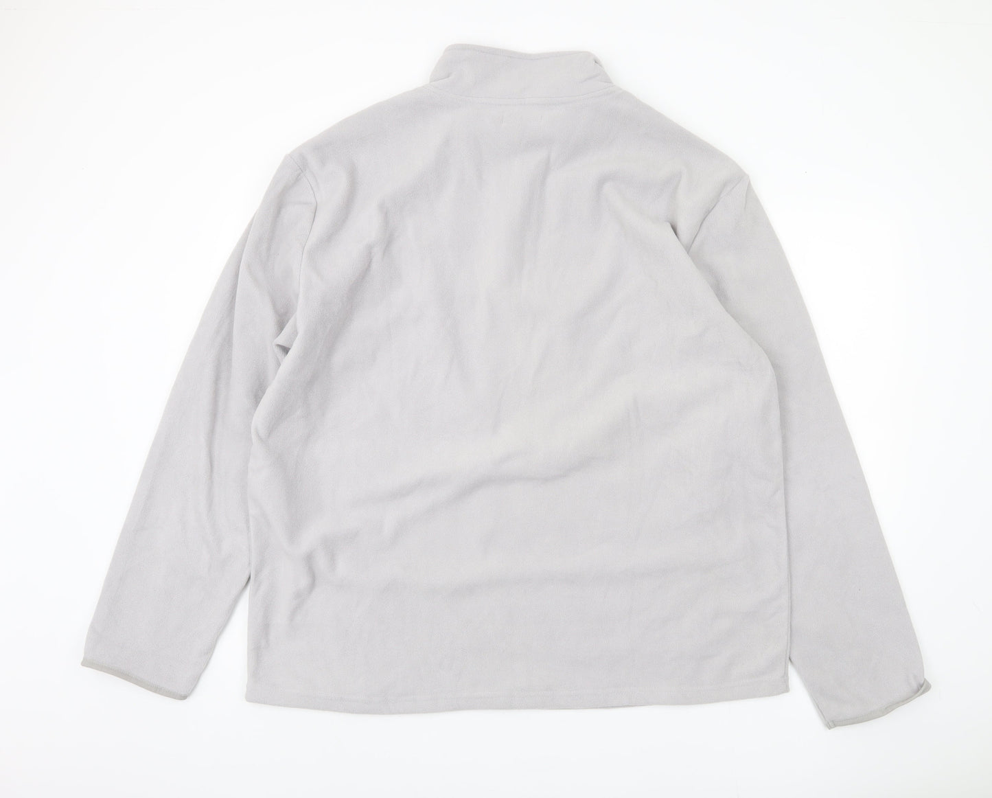 Atlas for Men Grey Fleece 1/4 Zip Sweatshirt 3XL