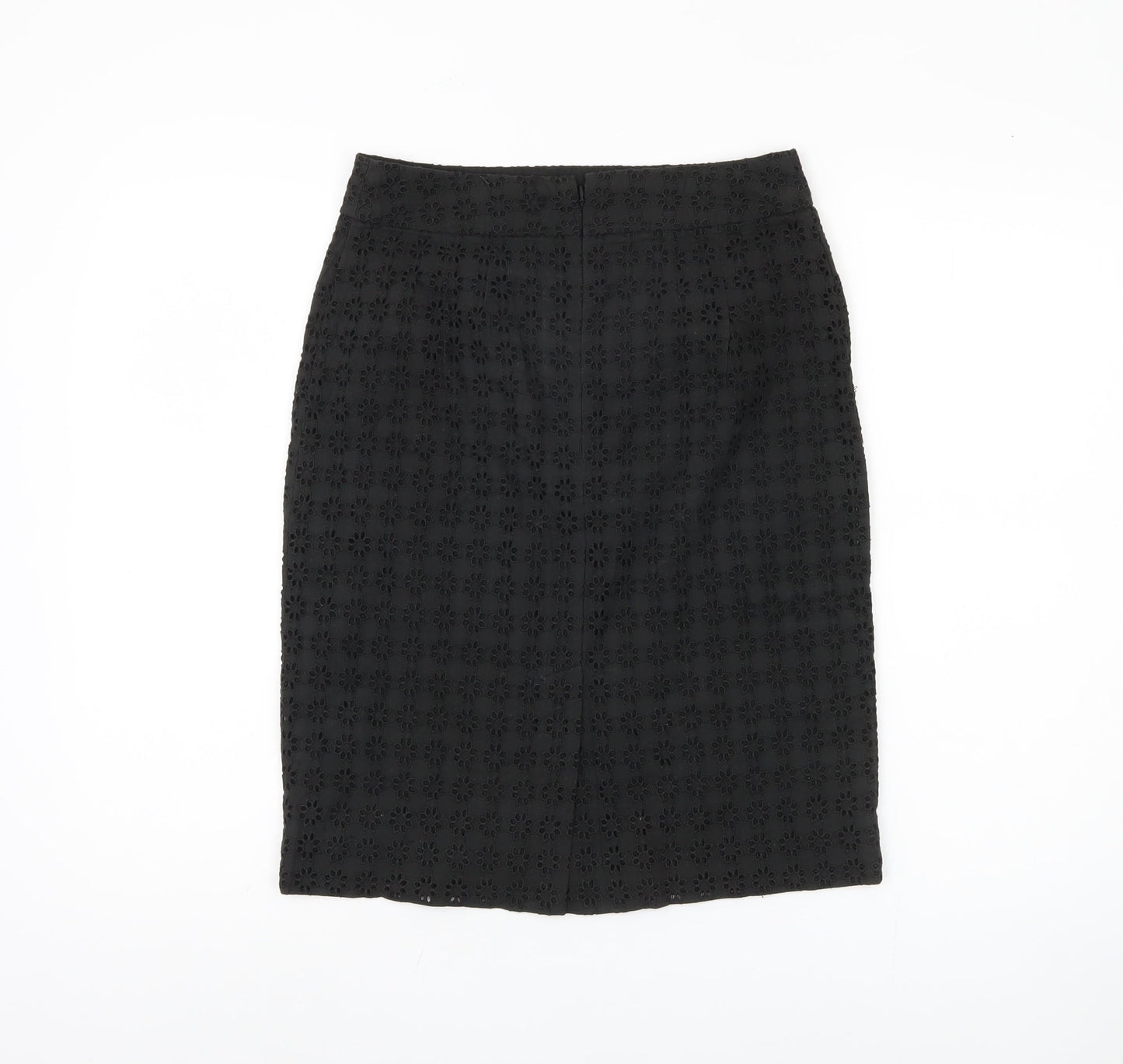 Jigsaw Women's Black Pencil Skirt - Size 8, Cotton