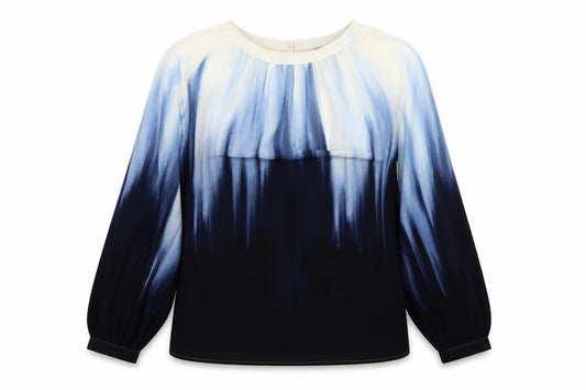 Marks & Spencer Women's Blue Tunic Blouse, Size 10