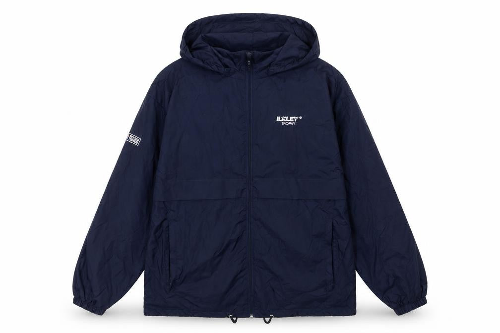 B&C Collection Men's Blue Windbreaker Jacket M