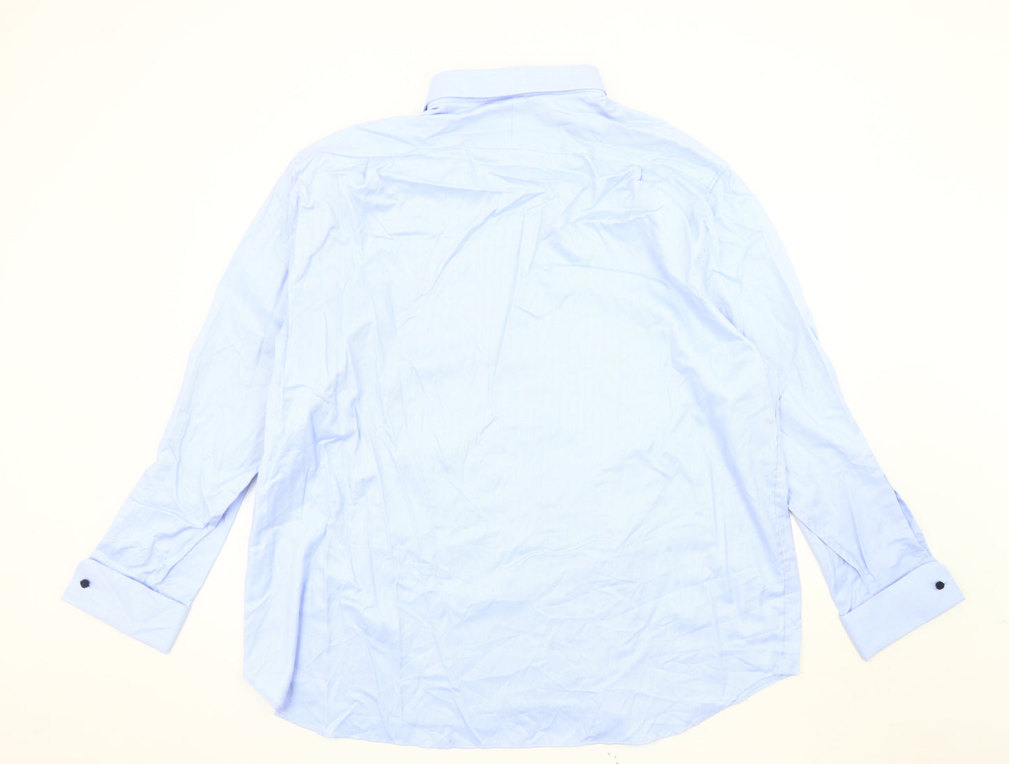 Marks and Spencer Blue Regular Fit Long Sleeve Shirt
